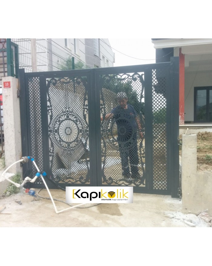 90°DAİRESEL AÇILIR BAHÇE KAPILARI